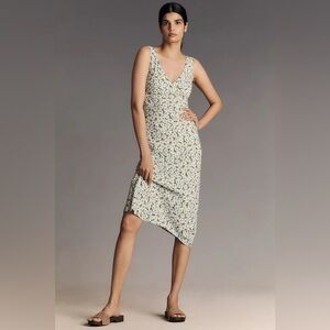 Reformation Beauden Knit Dress Daisy Meadow